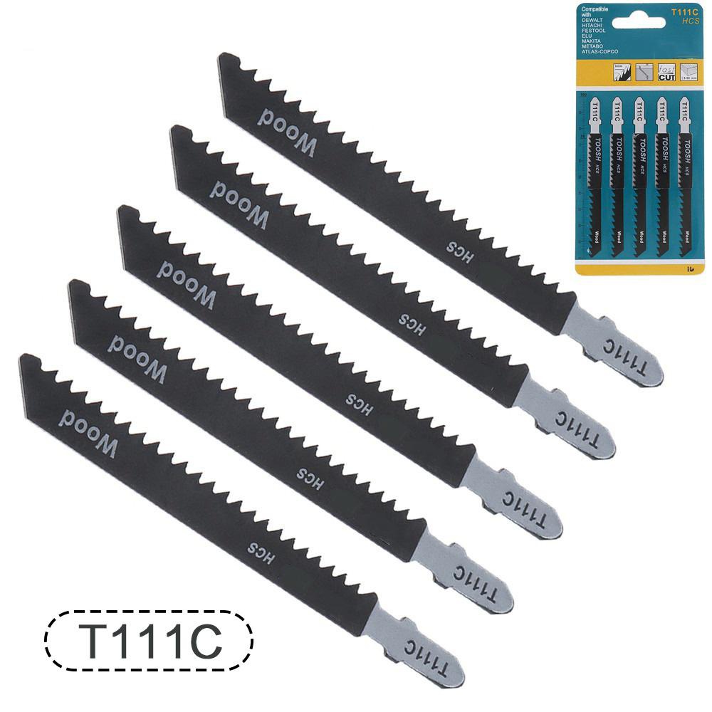 STONEGO HCS Stichsägeblatt-Set T101B T101D T144D T101BR T244D T127D T111C T111D 100 mm T-Schaft Sägeblatt zum Schneiden von Holz/Metall – Detail 5