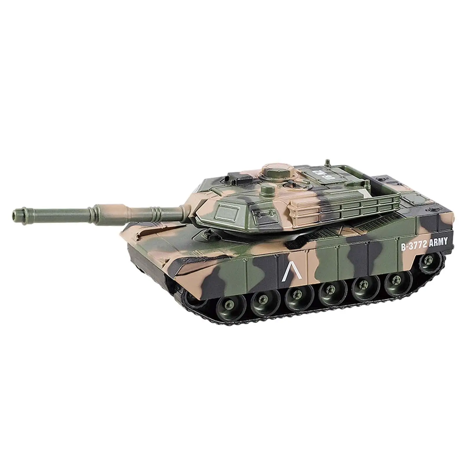 1:24 Tank Toy with Light and Sound Vehicle for Boys 3-7 Years Old Gift