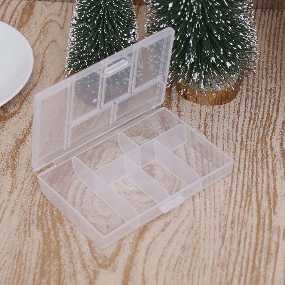 Title 3, 6Grids Fixed Plastic Fishing Lures Storage Box ...