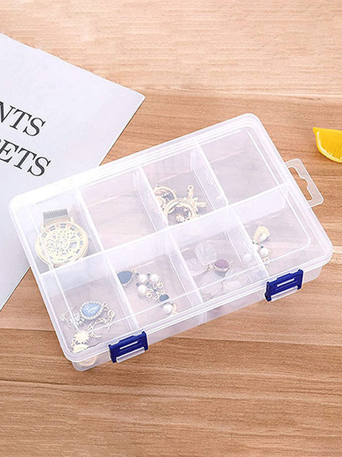 100pcs Rectangle Clear Plastic Bead Storage Containers for Jewelry  Packaging 5x2.7x1.2cm Hole: 0.9x1cm F60 - AliExpress