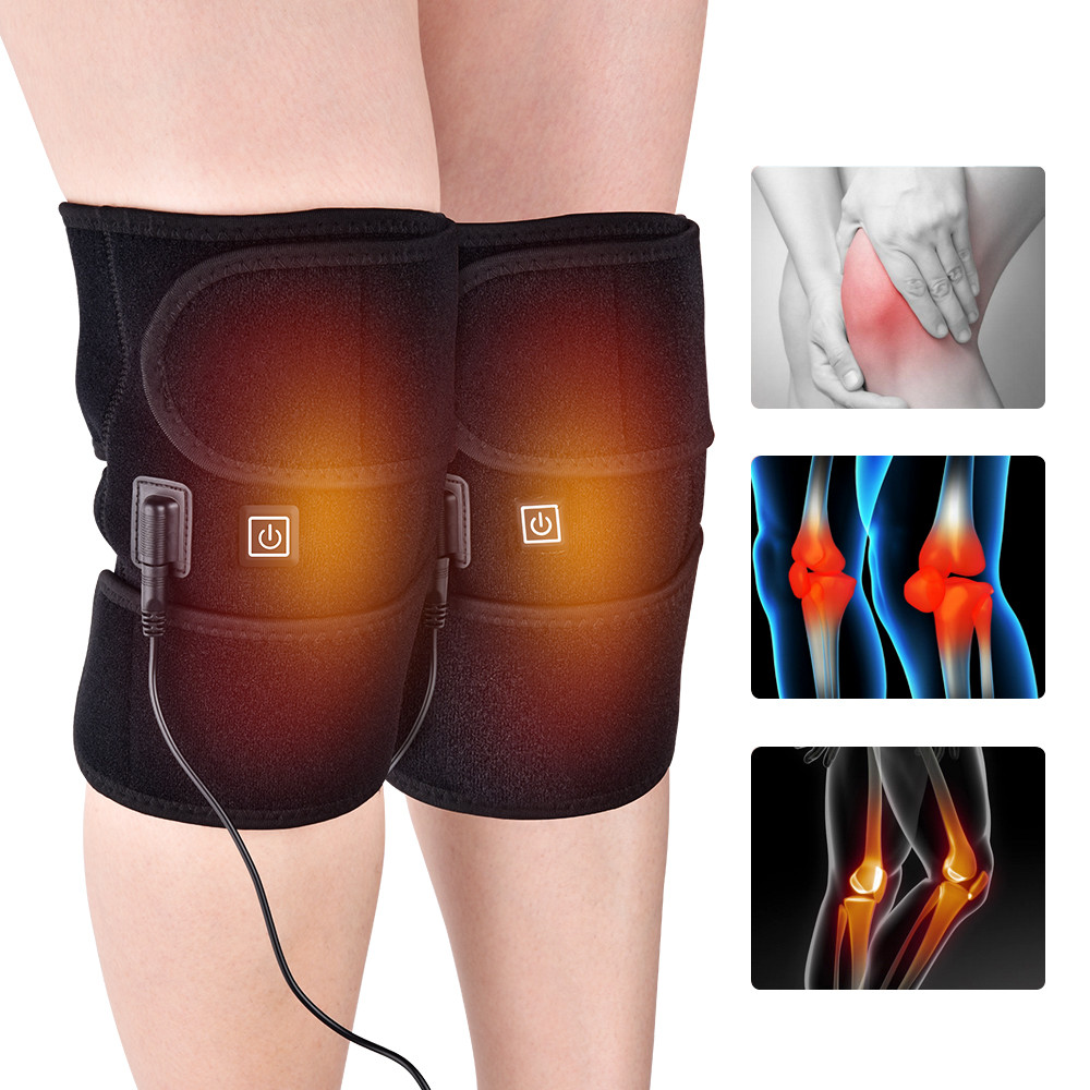 Best of Electric Leg Heating Knee Pads Infrared Heated Therapy Hot Compress Knee Arthritis Pain Relief Back Shoulder Elbow Brace Healthy Reviews & Tips