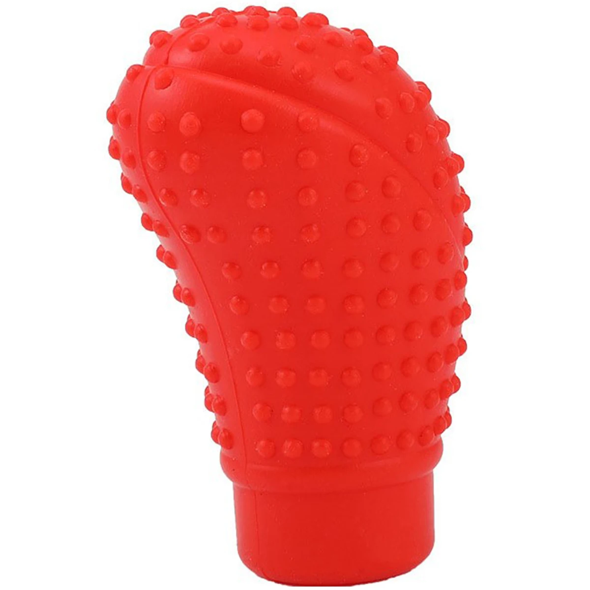 uxcell Red Soft Silicone Nonslip Car Manual Gear Shift Lever Knob Protective Cover 