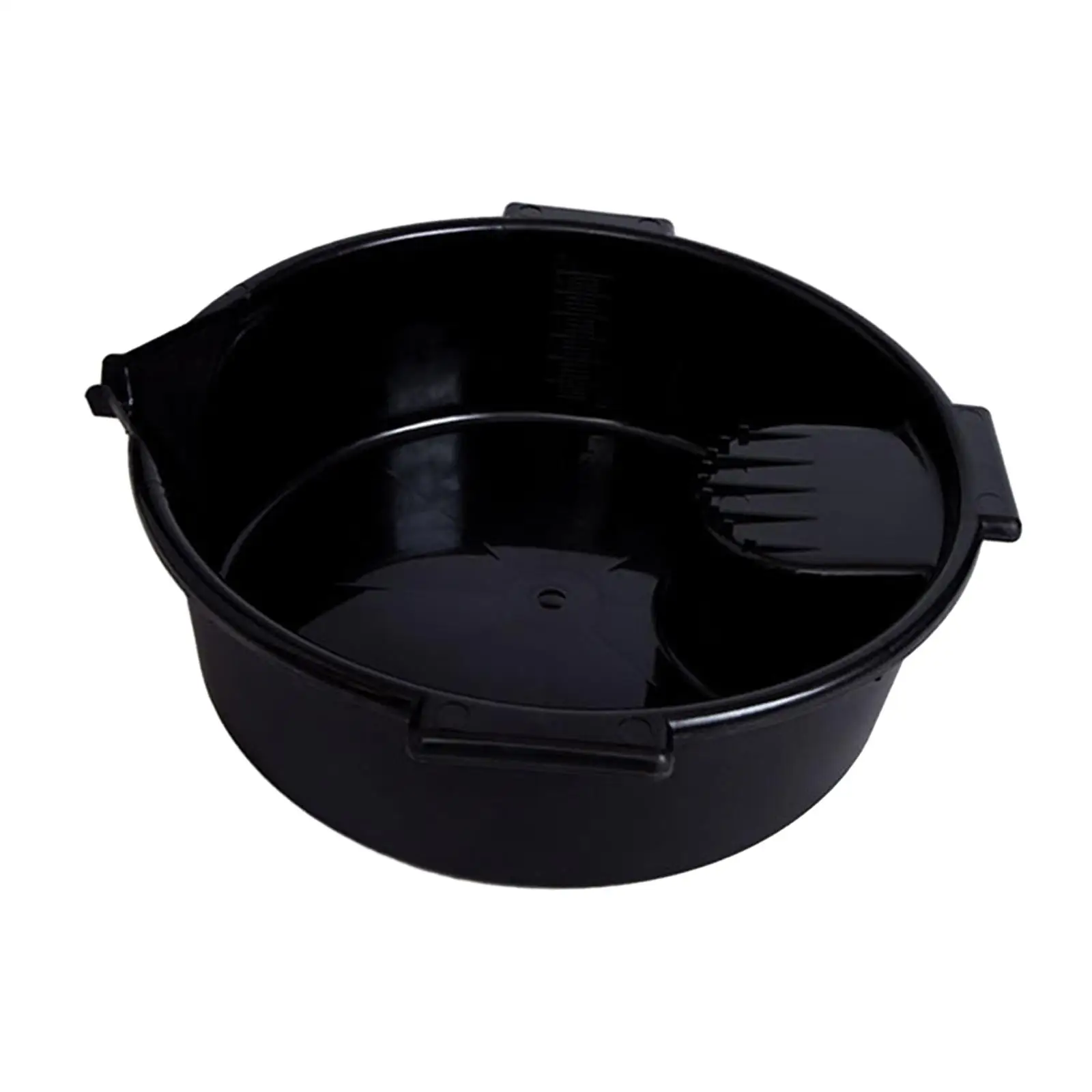 6L Oil Drain Container receiving basin Easy Cleaning for car truck motorcycleLightweight Oil Change Pan Fuel Drain pan