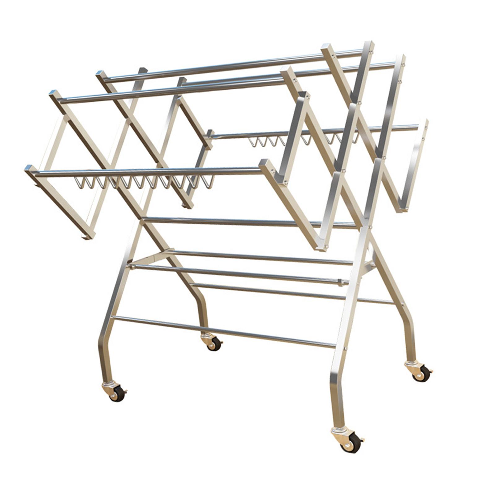 Multifuncional Folding Clothes Drying Rack, Rack de