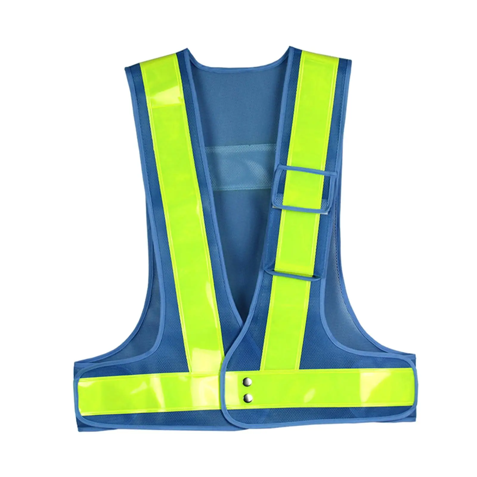 High Visibility Reflective Safety Vest Breathable Reflective Strips for Jogging Worker Construction Crossing Guard Women Men
