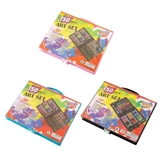 150Pcs Art Set Portable Drawing Painting Art Supplies Gifts Kids Teens  Coloring