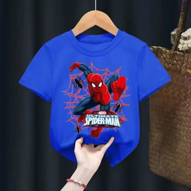 cool kid t shirt Disney Spider Man Ron Man Children T Shirt Children Girls Kids TShirts Child T-shirt Baby Cotton Cartoon Tee Tops Clothing t-shirt design kid