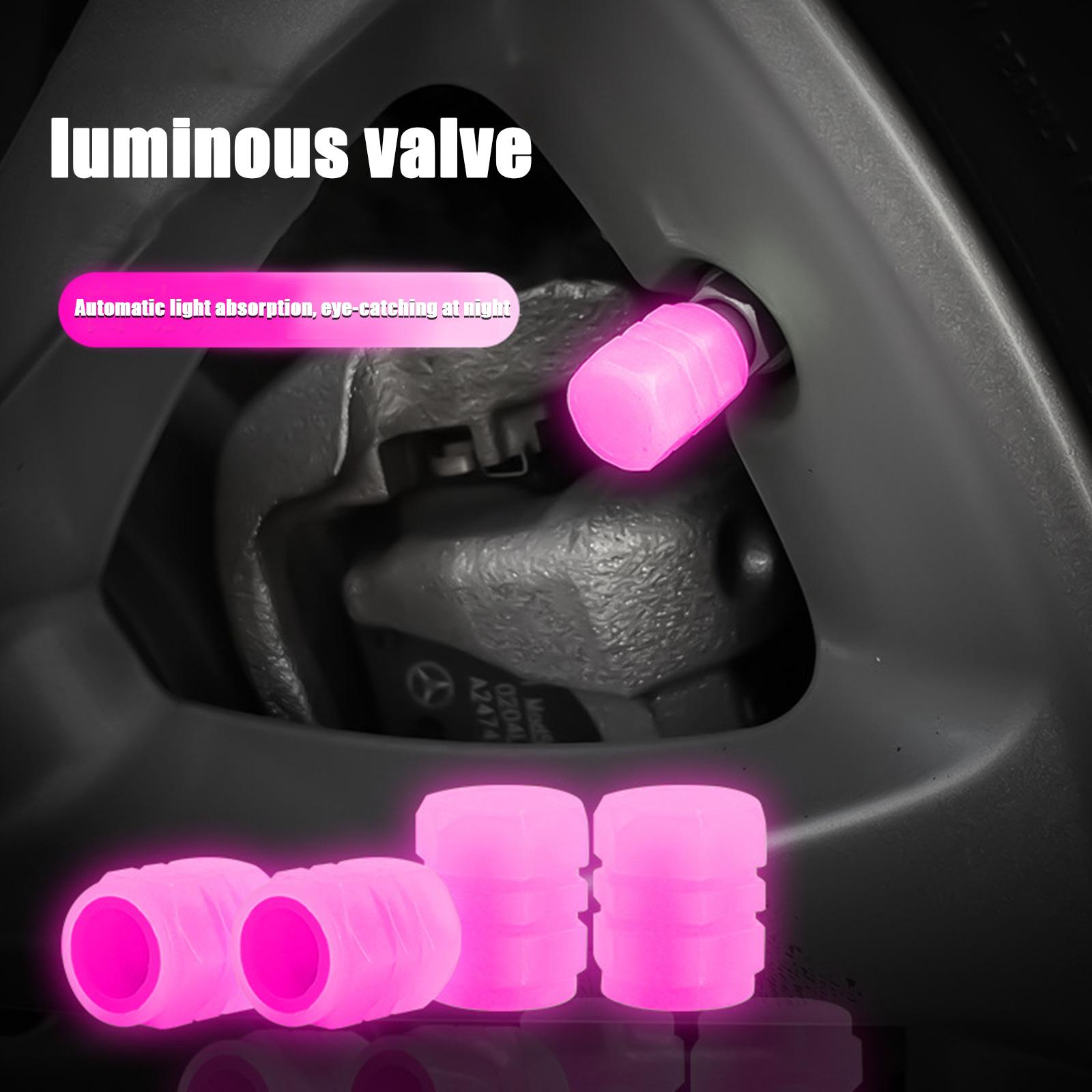 Lot De 12 Bouchons De Valve Alliage - Déco Voiture/Moto/Vélo, Protection Poussière (Violet)