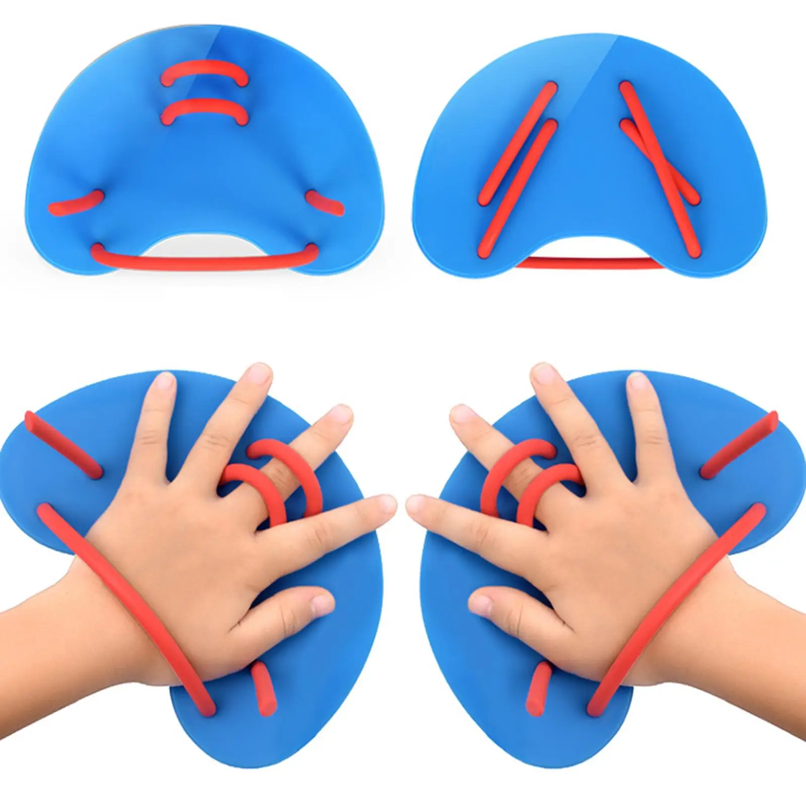 Swimming Hand Paddles Swimming Exercise Equipment for Kids Children Boy Girl