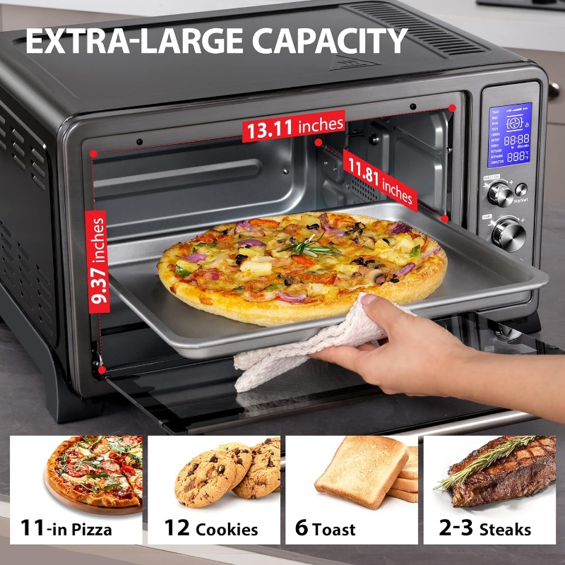 Title 5, BS Large 6-Slice Convection Toaster Oven Counte...