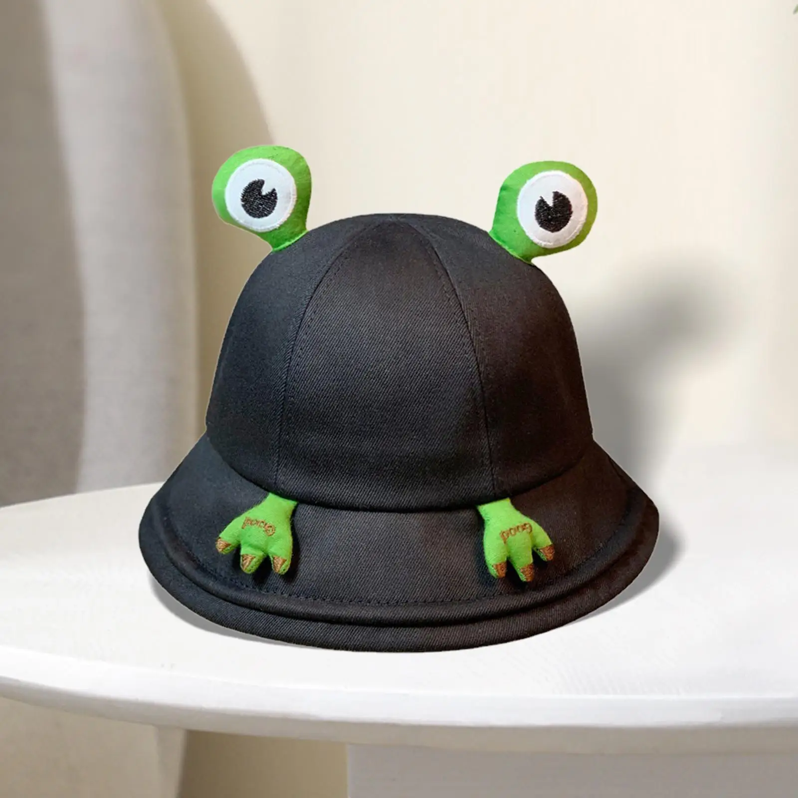 Frog Bucket Hat Cotton Sun Protection for Costume Accessories Outdoor Beach