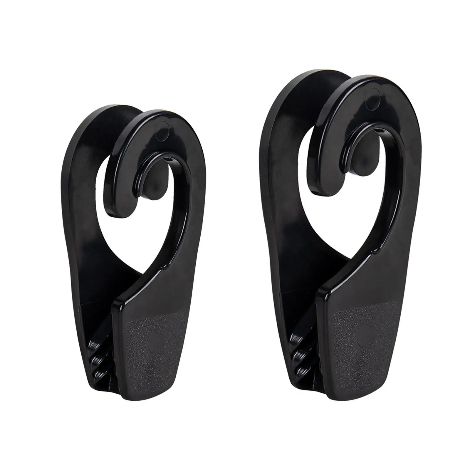 Rail Mount Boat Fender Hanger Hook Durable Lightweight Easily Adjust Fender in Height Multipurpose Black Color Accessories