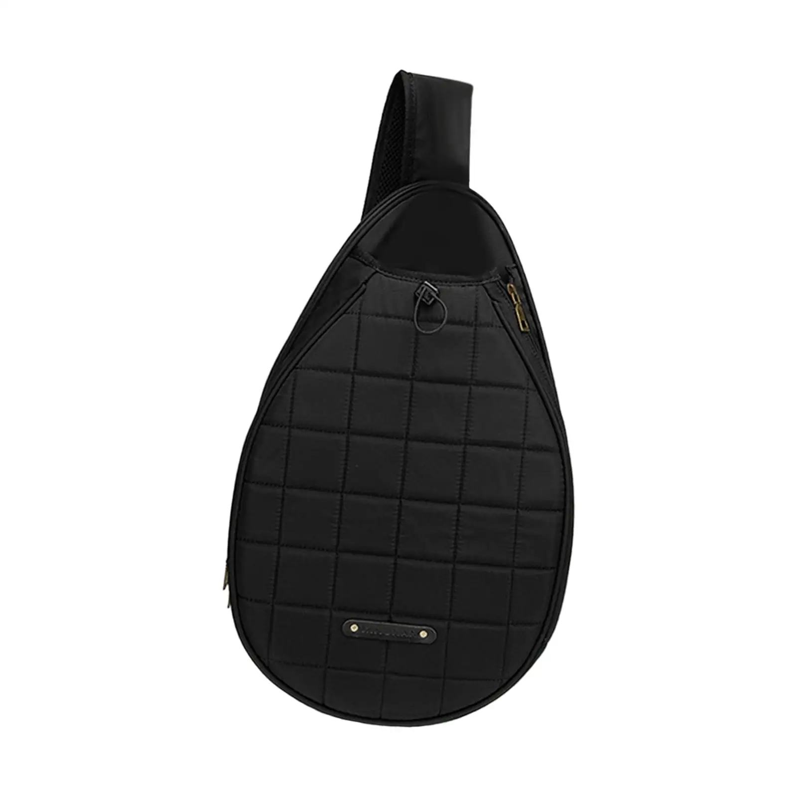 Tennis Racket Shoulder Bag Organizer Storage Waterproof Pocket Mesh Backpack Tennis Sling Bag for Gym Towel Tennis Balls Laptop