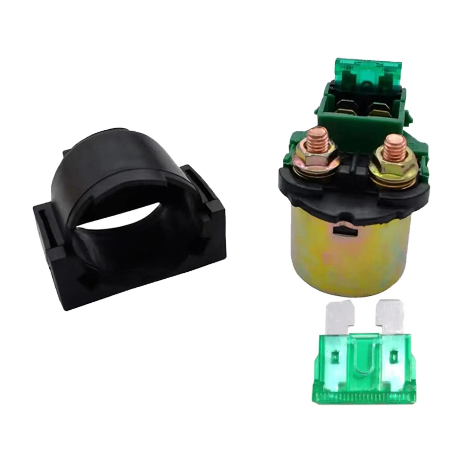 Starter Motor Solenoid Relay Electrical Relay Switch with Fuse Fit for Suzuki GS500 1990-09 Gw250 GSX250R DL250 Parts Supplies