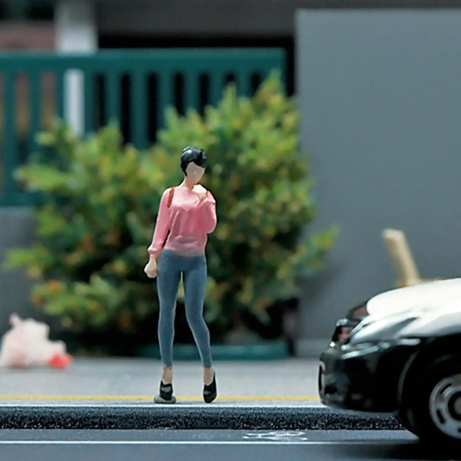 1/64 Model Girl Figures 1/64 Scale Model Figures 1/64 Girl Figures Model for Miniature Scenes Decor Micro Landscapes Decor