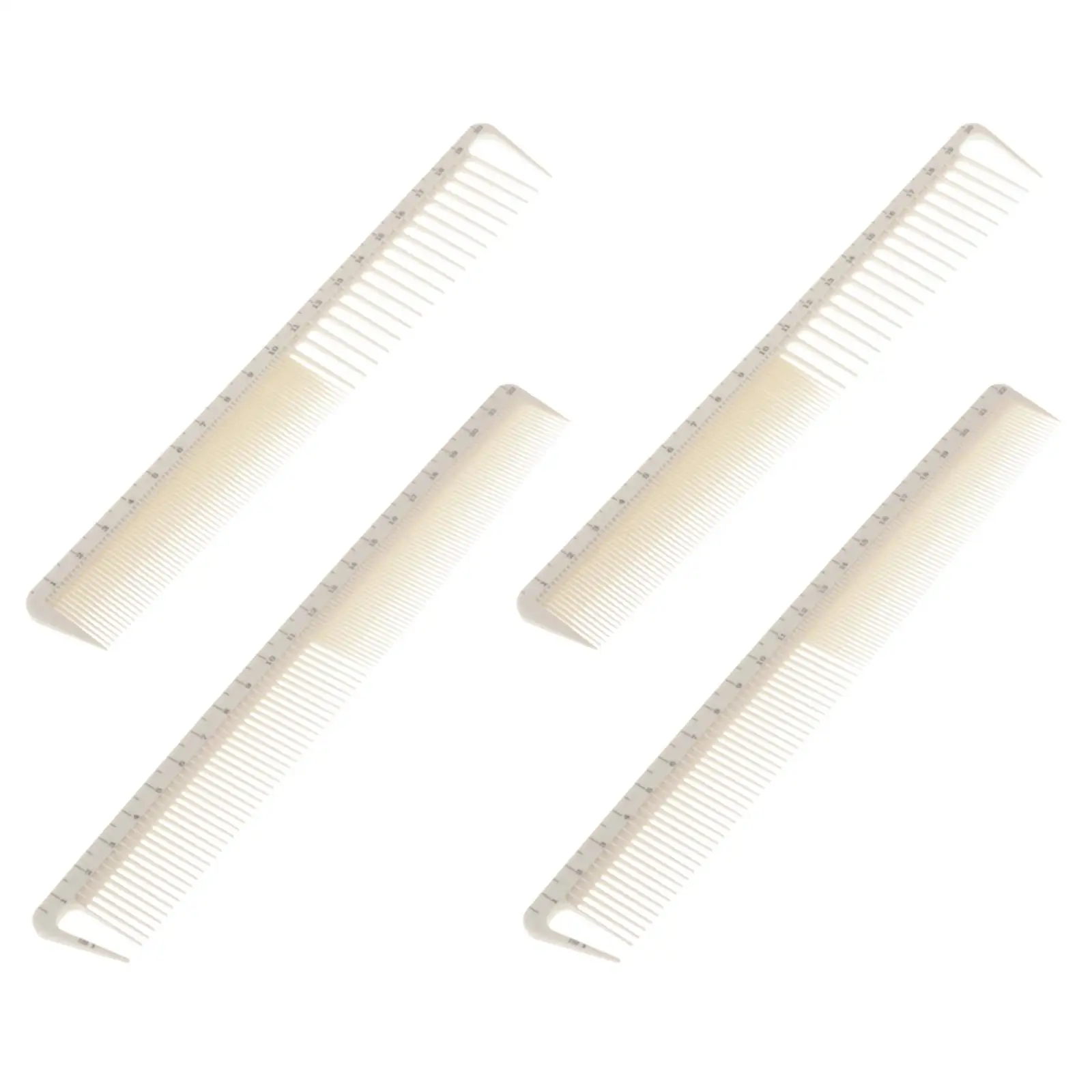 4x Professional Salon Barber Hairdressing Resin Comb Hair Comb with Scales