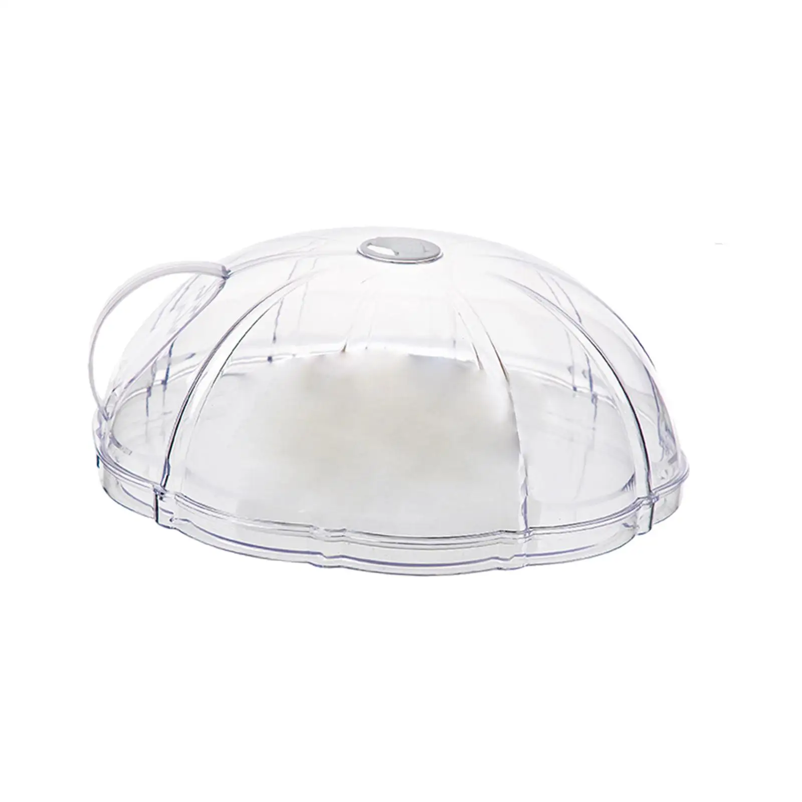Food Splatter Cover Multipurpose Reusable Kitchen Gadgets with Steam Vents Clear Food Lid for Bakery Party Bread Hot Dishes