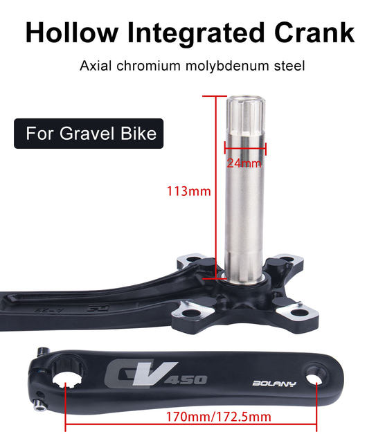 Gravel Bike Pedal Arms Sagmit Ultralite Crankset Road Bike RB