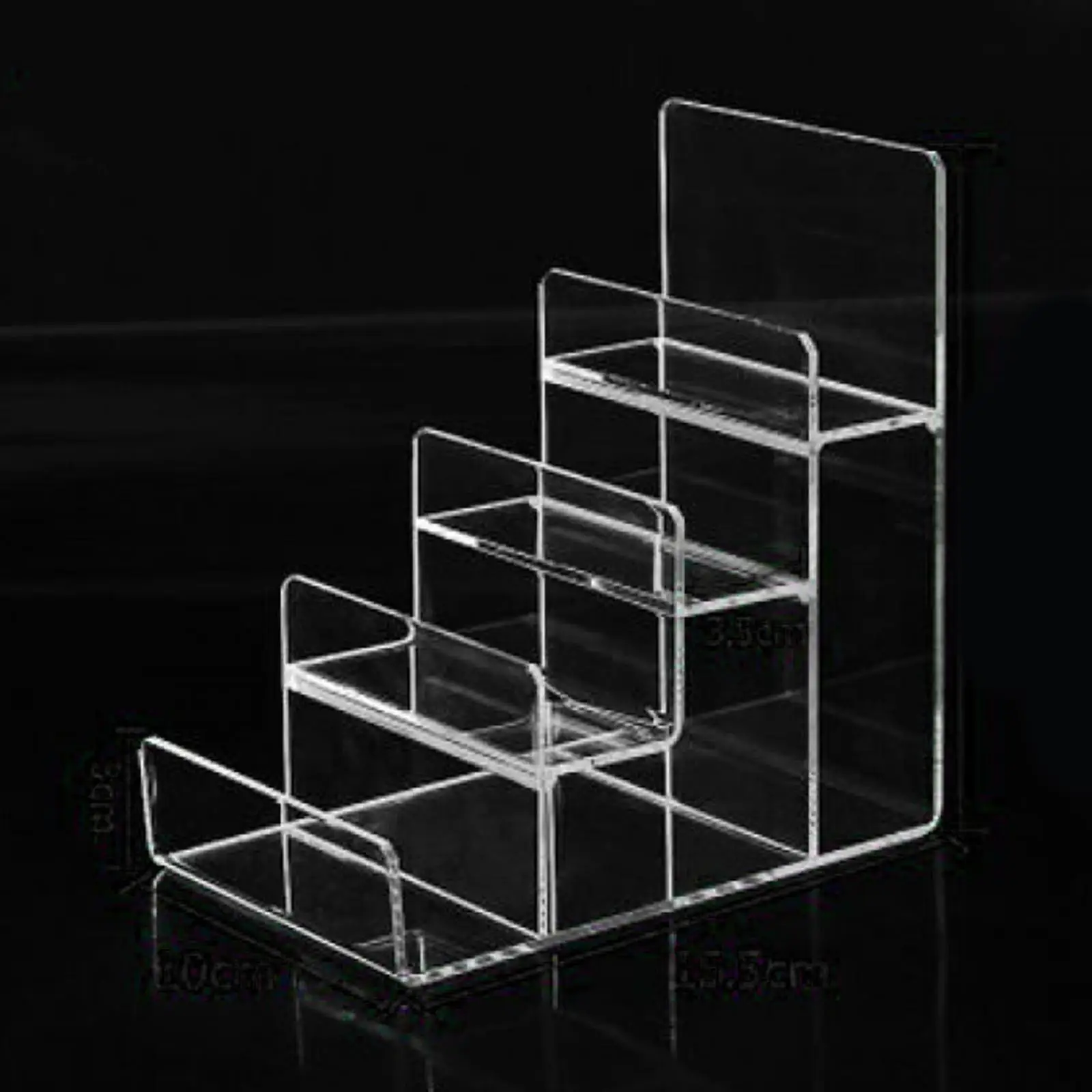 Clear Acrylic Wallet Display Stand Holder Showcase Fixtures for Figures