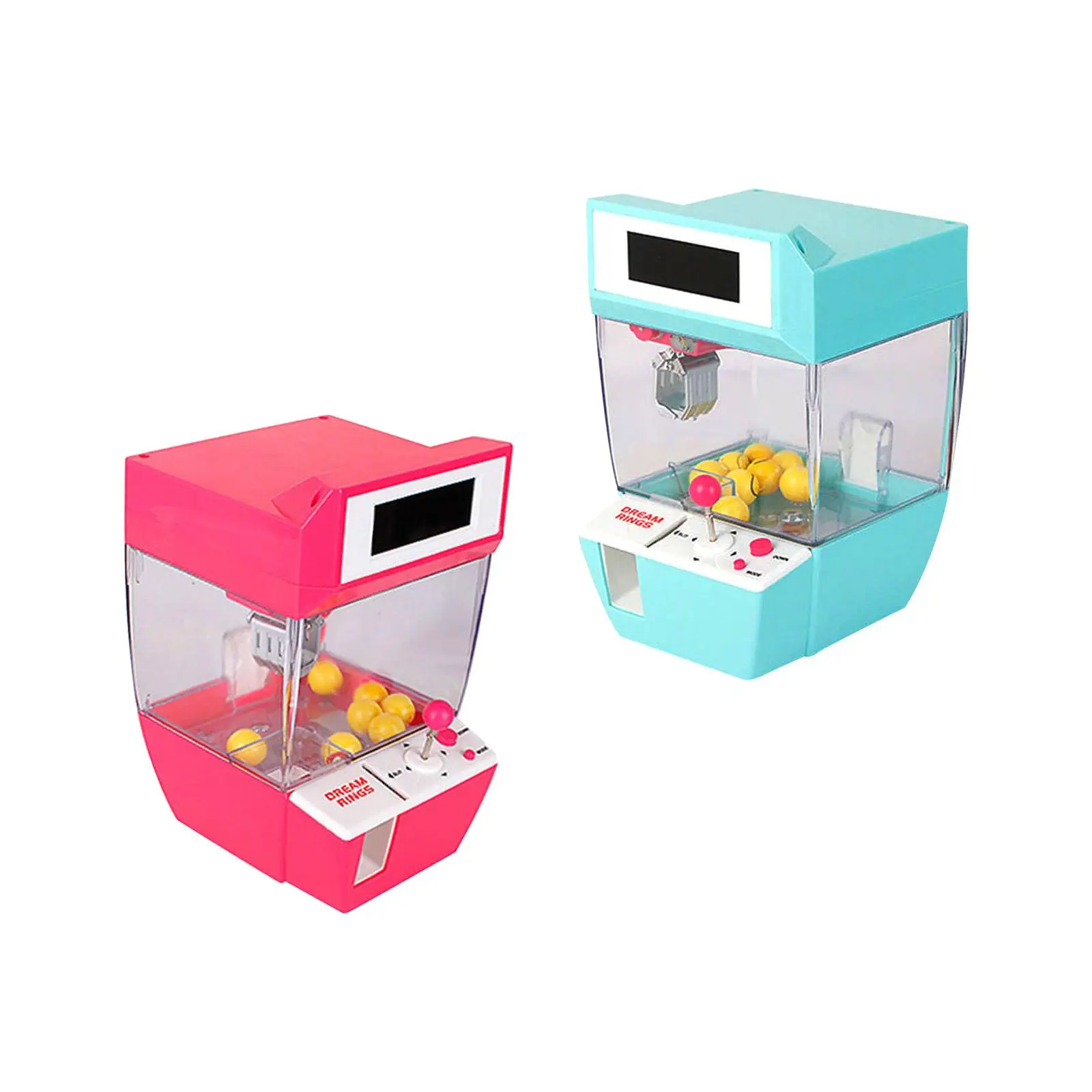 Plush Doll Toys Claw Machine Mini Toys Grabber Machine Lightweight with Light and Sounds