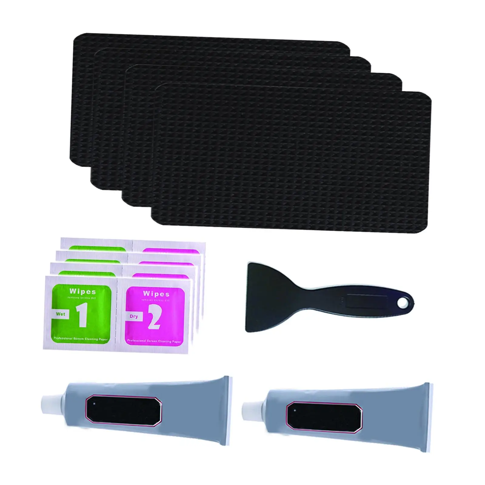 Trampoline Repair Kit Trampoline Replacement Mat Rectangular on Patches Repairing Tools for Outdoor Tent
