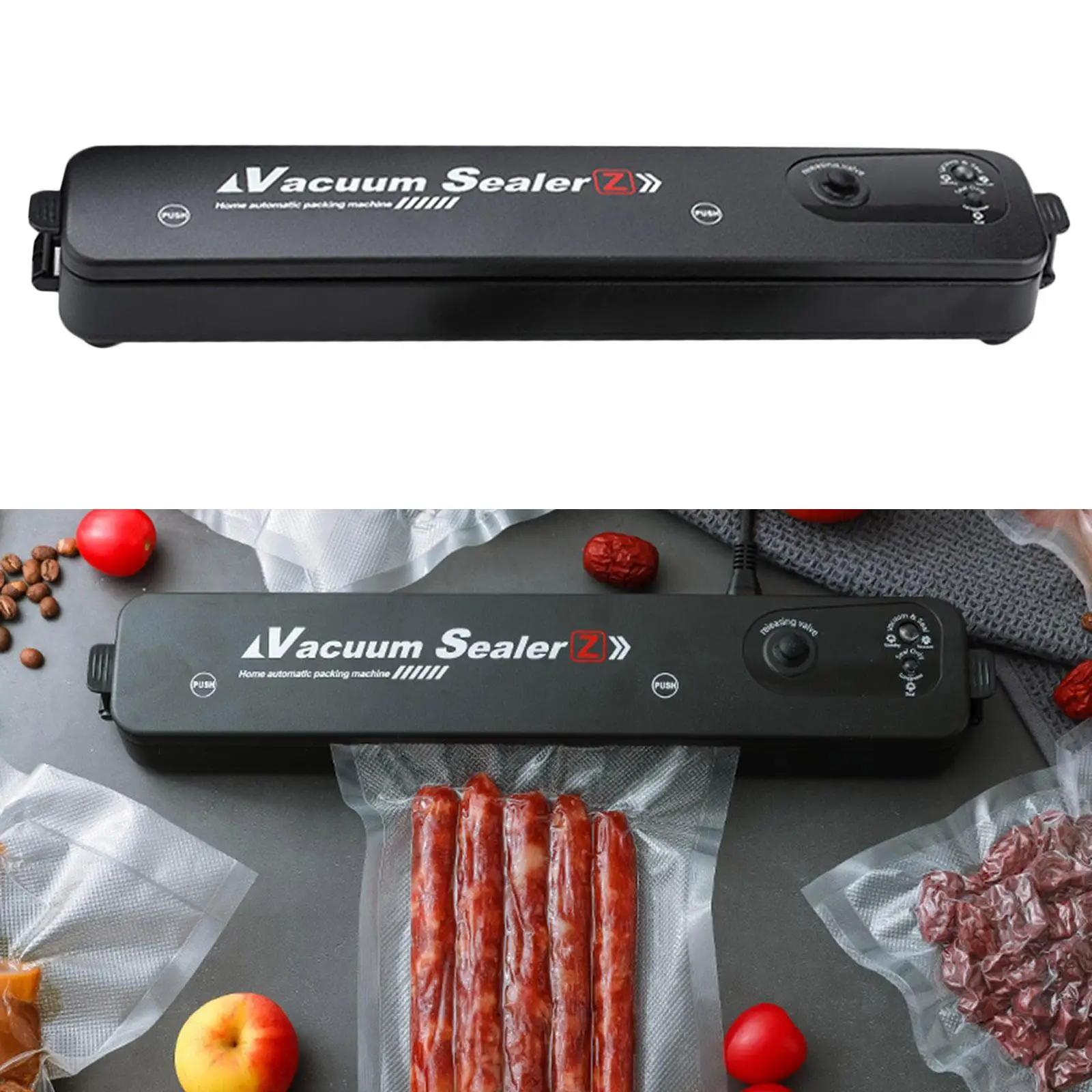 Kitchen Vacuum Sealer Machine Seal Meal System Dry & Moist Modes