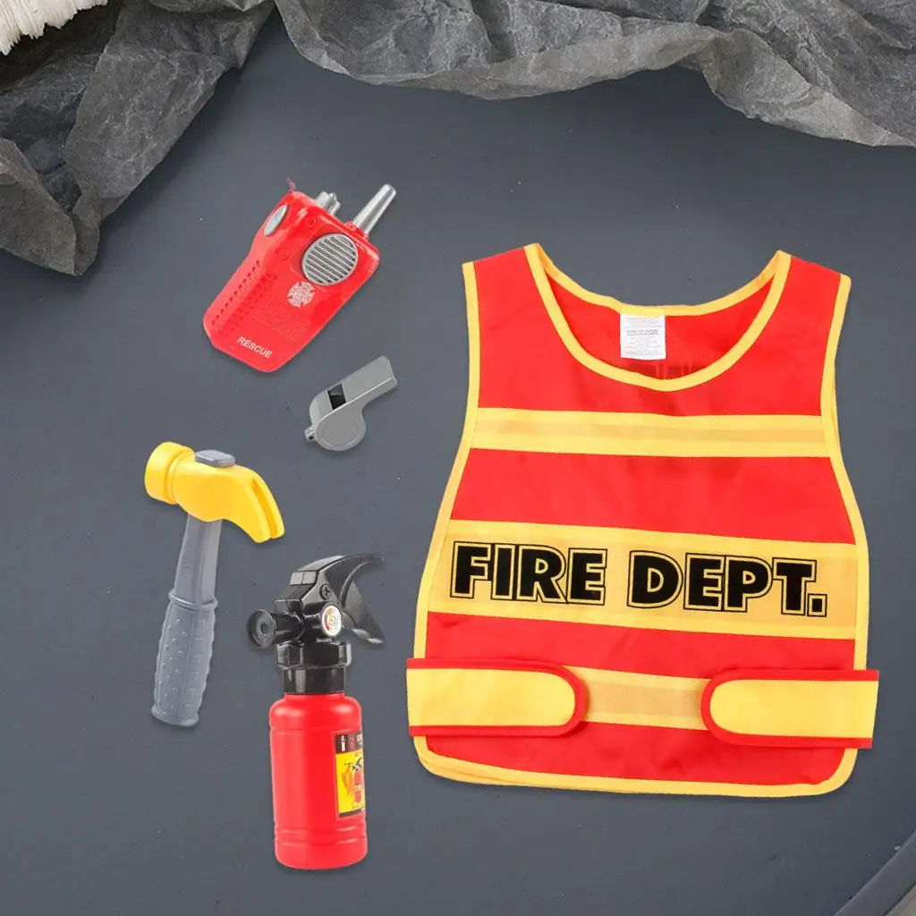  Costume Role  Dress up Construction Worker Masquerade Props for Kids 