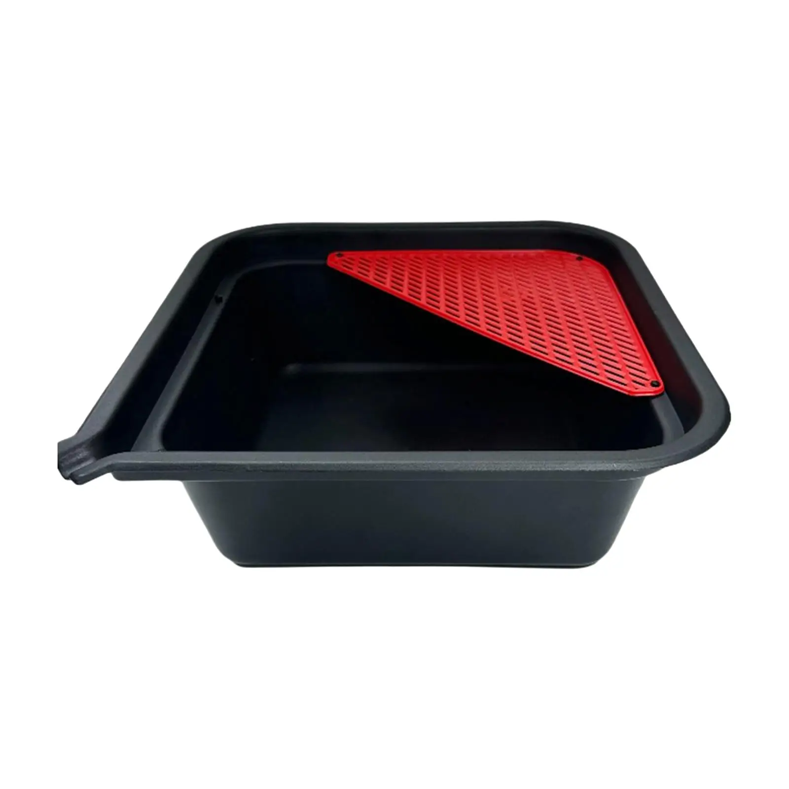 9L Automotive Oil Drip Pan Tray with Filter Screen Practical Sturdy Portable