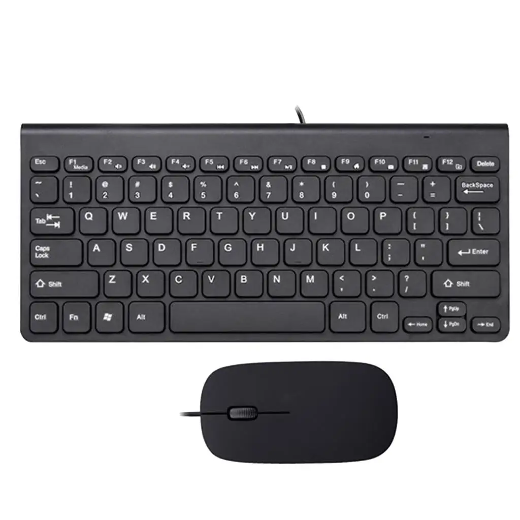 USB Keyboard  Set,  Small Compact  Keyboard+Mouse Optical for Computers, Laptop, PC, Desktop, Laptop