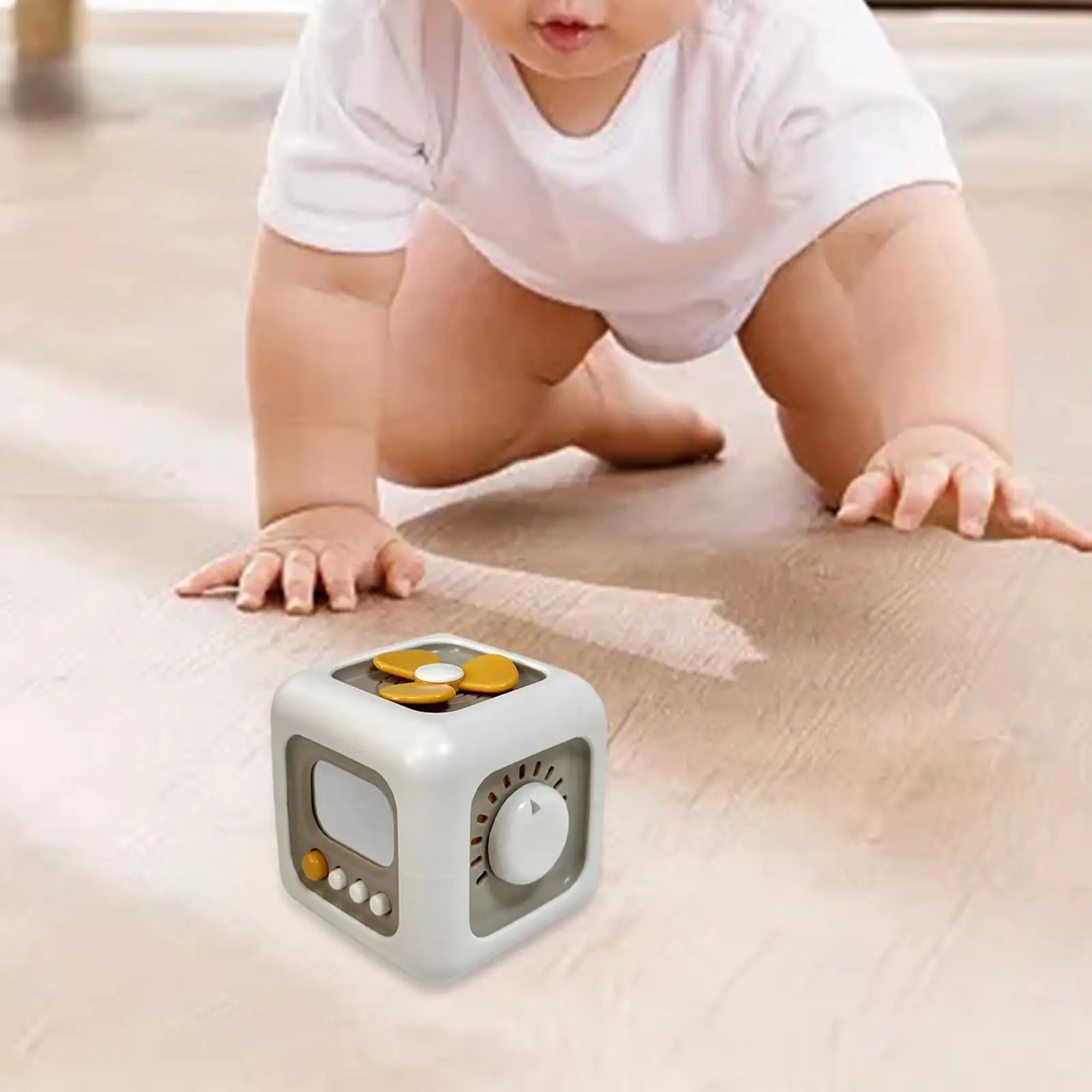 Cube Busy Ball Sensory Learning Toy Educational Toy Busy Ball Hexahedral Box Activity Cube for Children Girl and Boy Baby