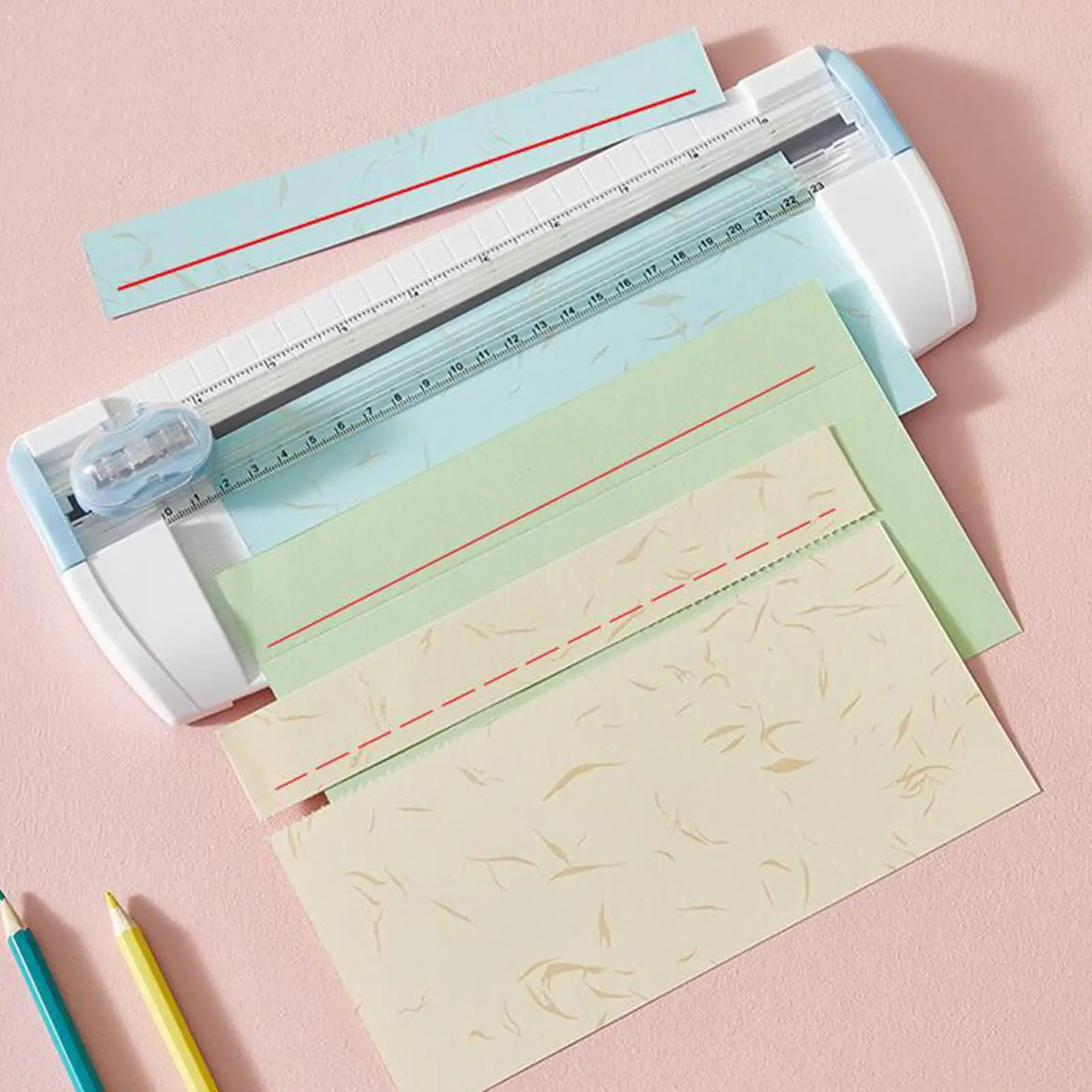 Paper Cutter, A4 Paper Trimmer Slide Ruler for Scrapbooking, Coupon, Craft Paper, Cardstock, Labels, Photo