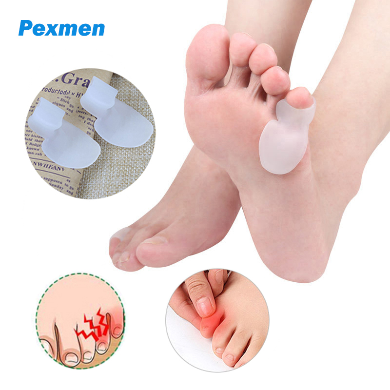 Best of Pexmen 2 / 4Pcs Pinky Toe Separators Little Toe Cushion Splint Small Toe Protector Prevent Blisters Callus And Corns Reviews & Tips