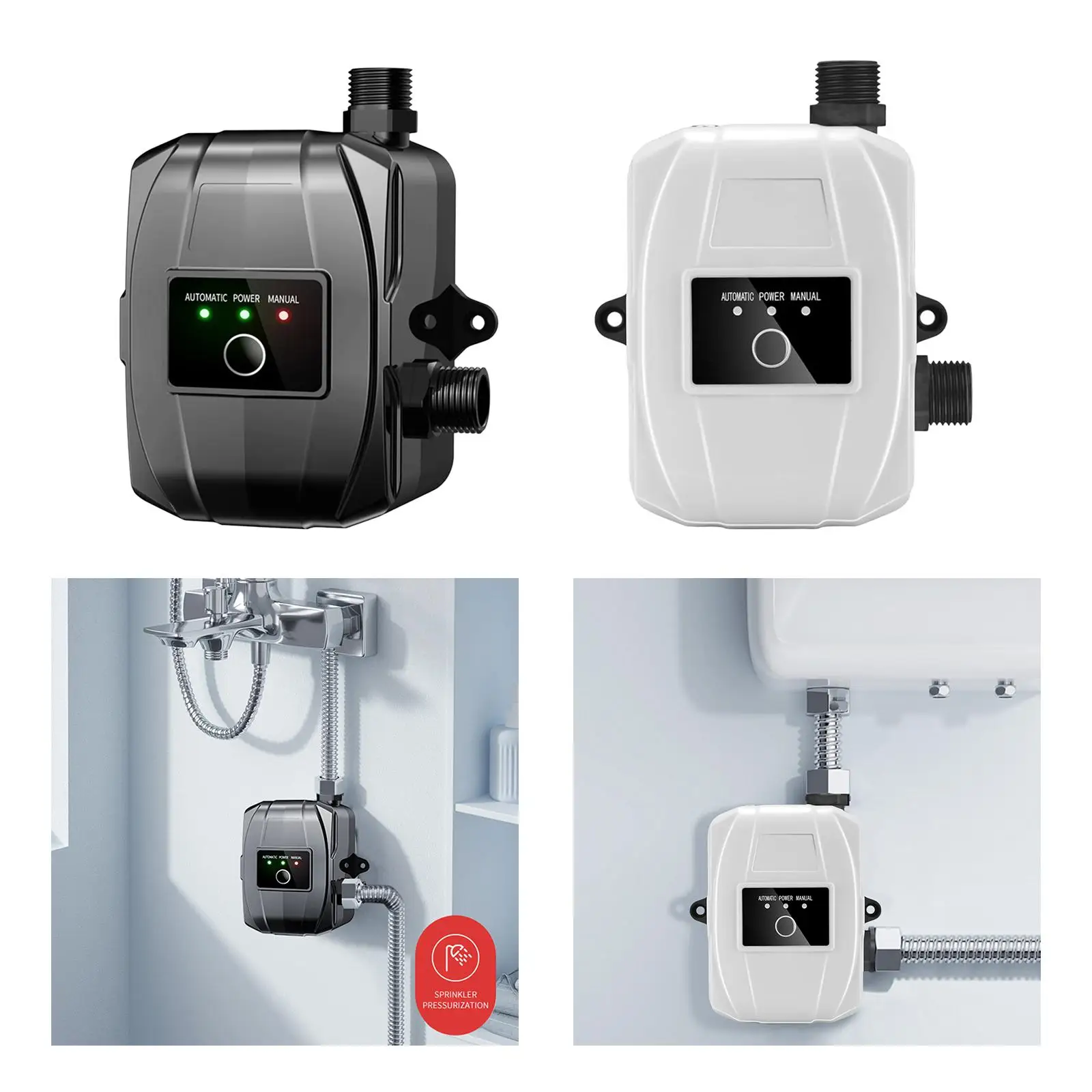 24V 150W Water Pressure Booster Pump Silent Water Pump Water Pressure Pumps for Shower Garden Kitchen Sink Household Bathroom