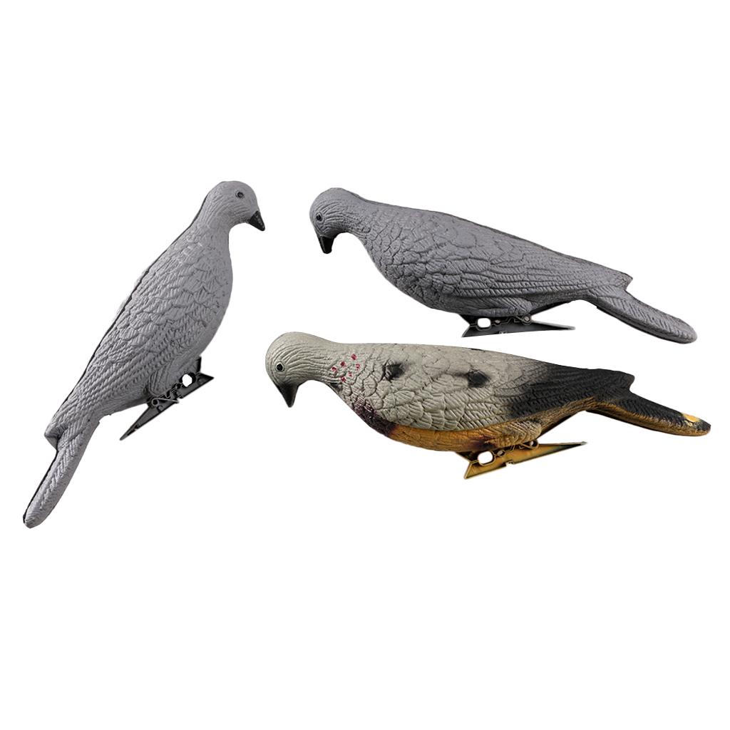 3D Pigeon Decoy Full Body Decoying Hunting  Decoying Outdoor Garden