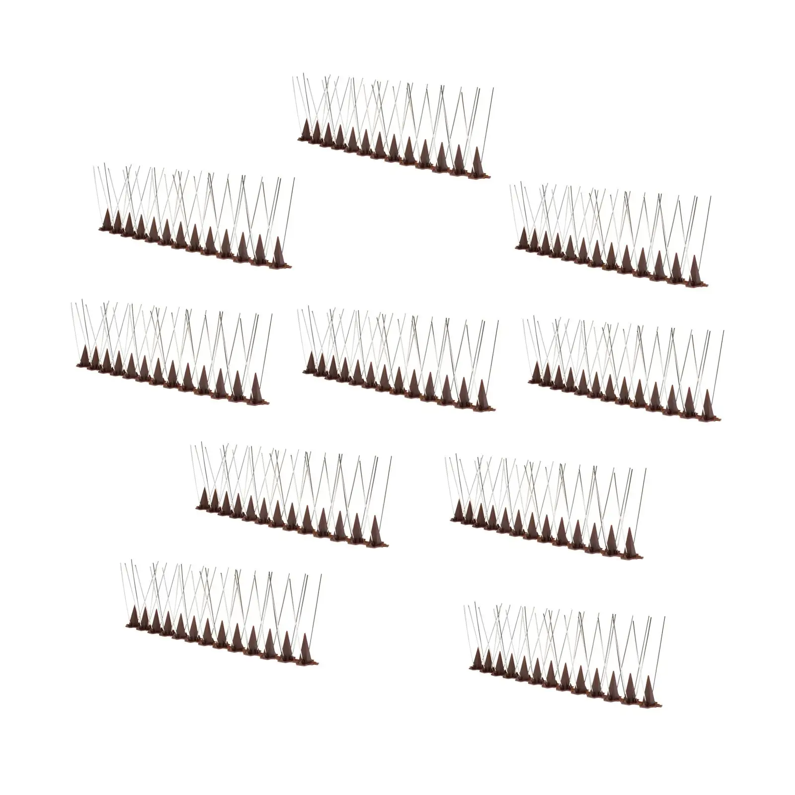 10Pcs Anti Bird Thorn Durable Outdoor Fence Security Climb Strips for Windowsill