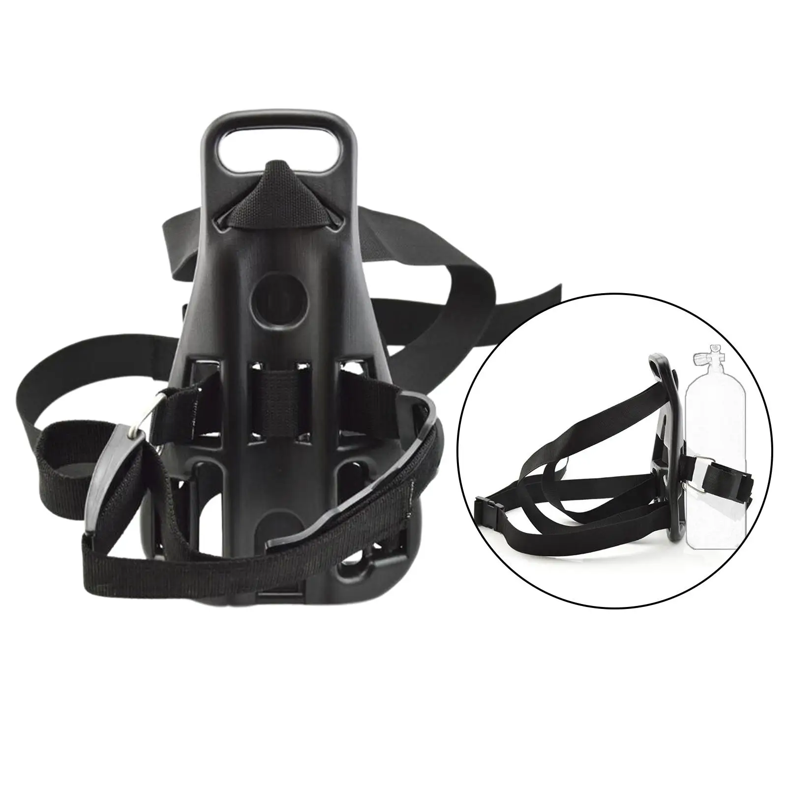 Adjustable Scuba Diving  Tank Backpack Bracket Gas Bottle Holder Rack