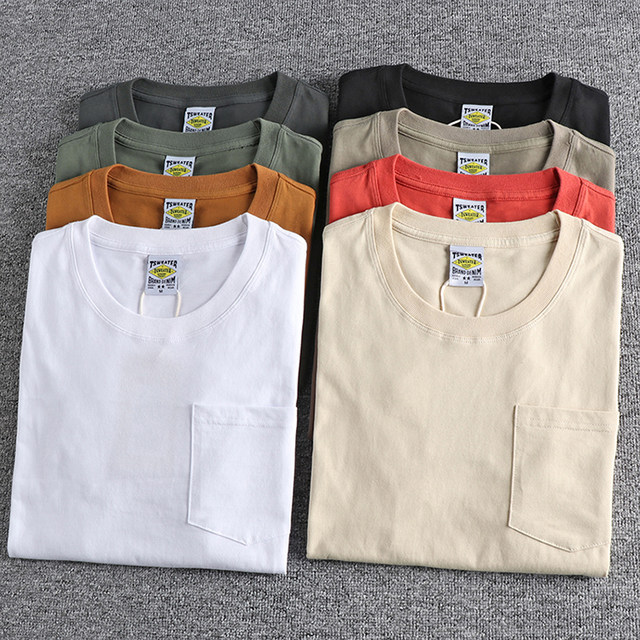 【KOOLOSET】Fake Pocket Cotton Half Shirt Sure Design Unisex Woven Cotton Shirt with Tribal Pocket in