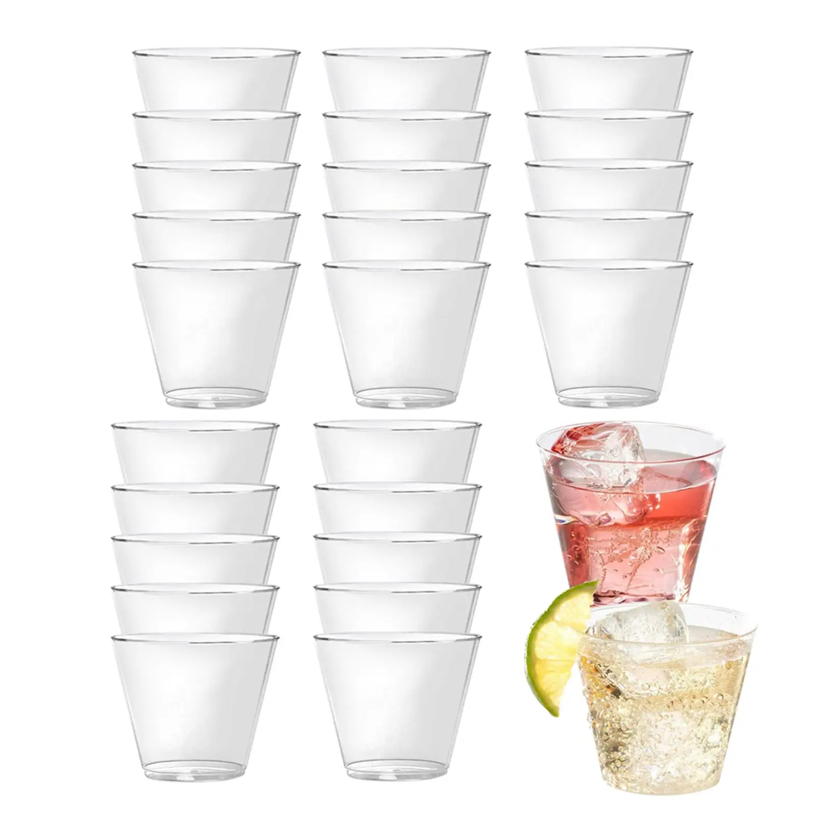 Temerity maandelijks Overtreffen Clear Plastic Cups 9oz Clear Plastic Cups Tumblers, Disposable Plastic Cups  For Wedding Cups Party Cups - Disposable Cups - AliExpress