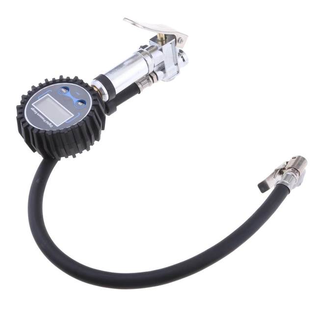 Digital Tire Inflator with Pressure 0-200psi with Hose, LCD Display #3