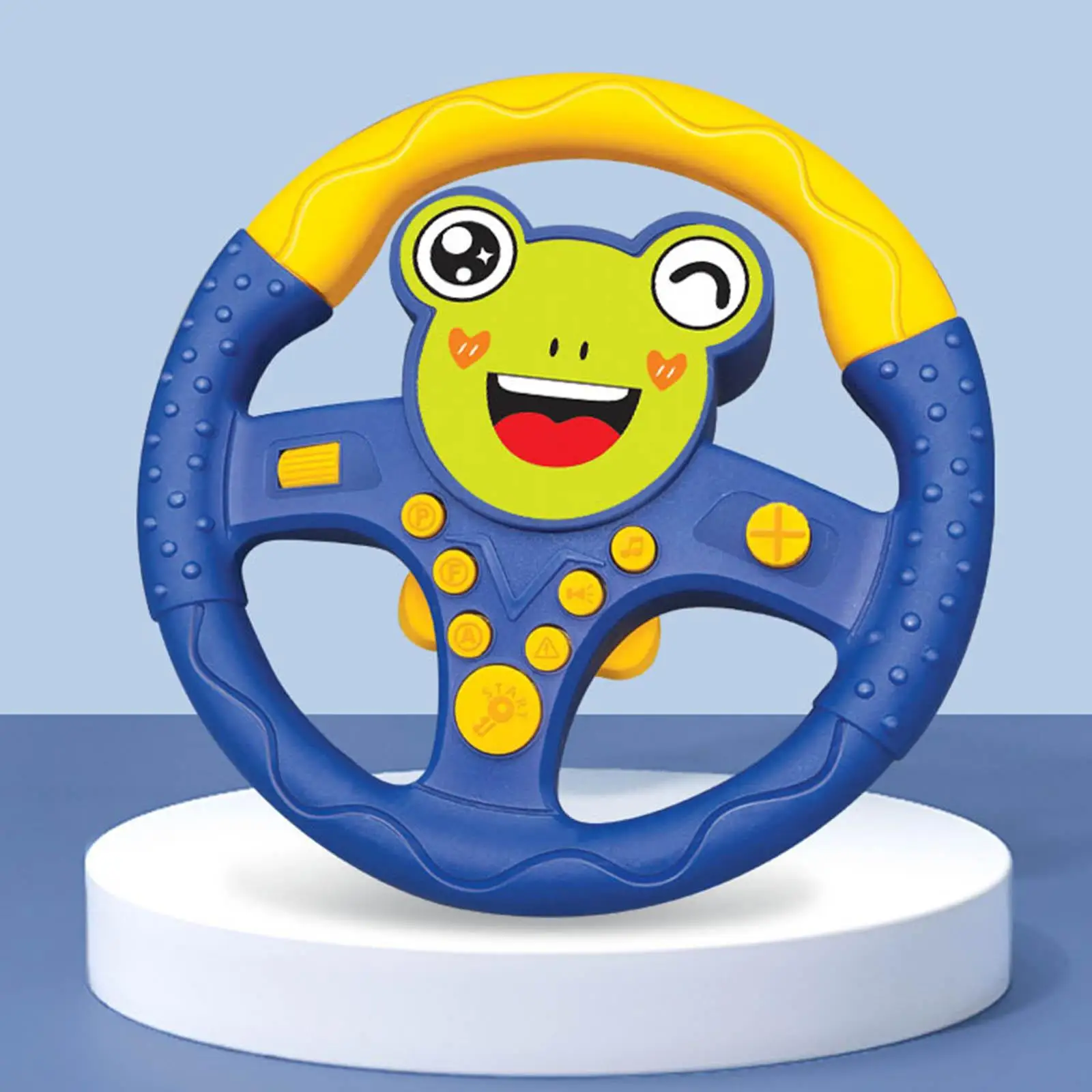 Eletric Cars Simulation Driving Steering Wheel with Sound and  Learning  Fun Activity Steering Wheel Toy for Children