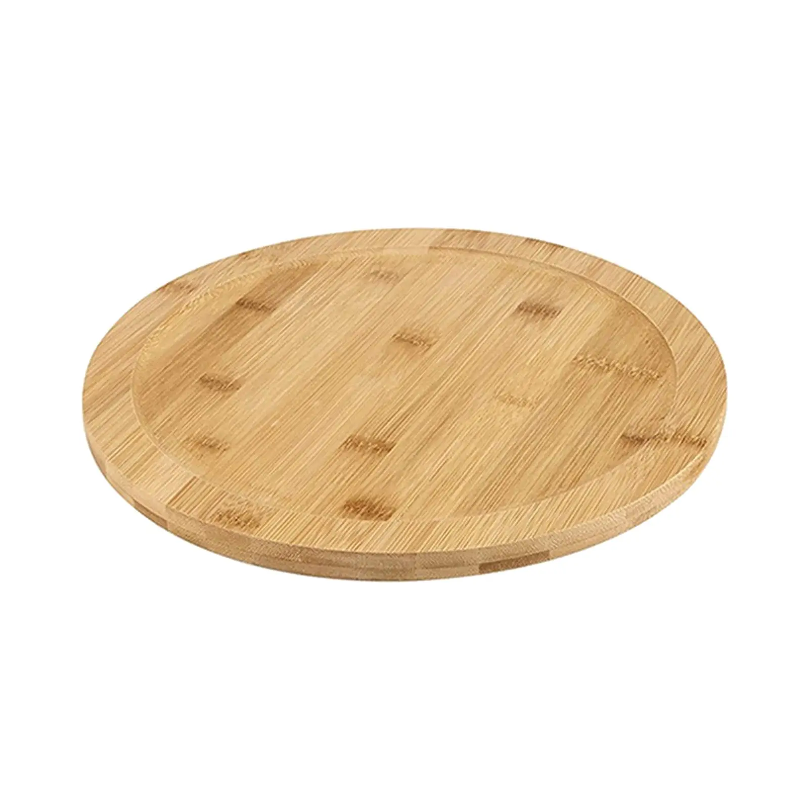 Wooden Turntable Multipurpose Serving Plate for Cabinet Dining Table Kitchen