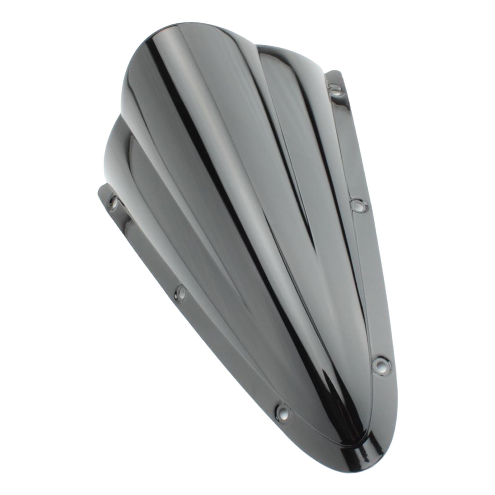 Black Windshield Wind Deflector Wind Screen Windscreen Fit   08-18