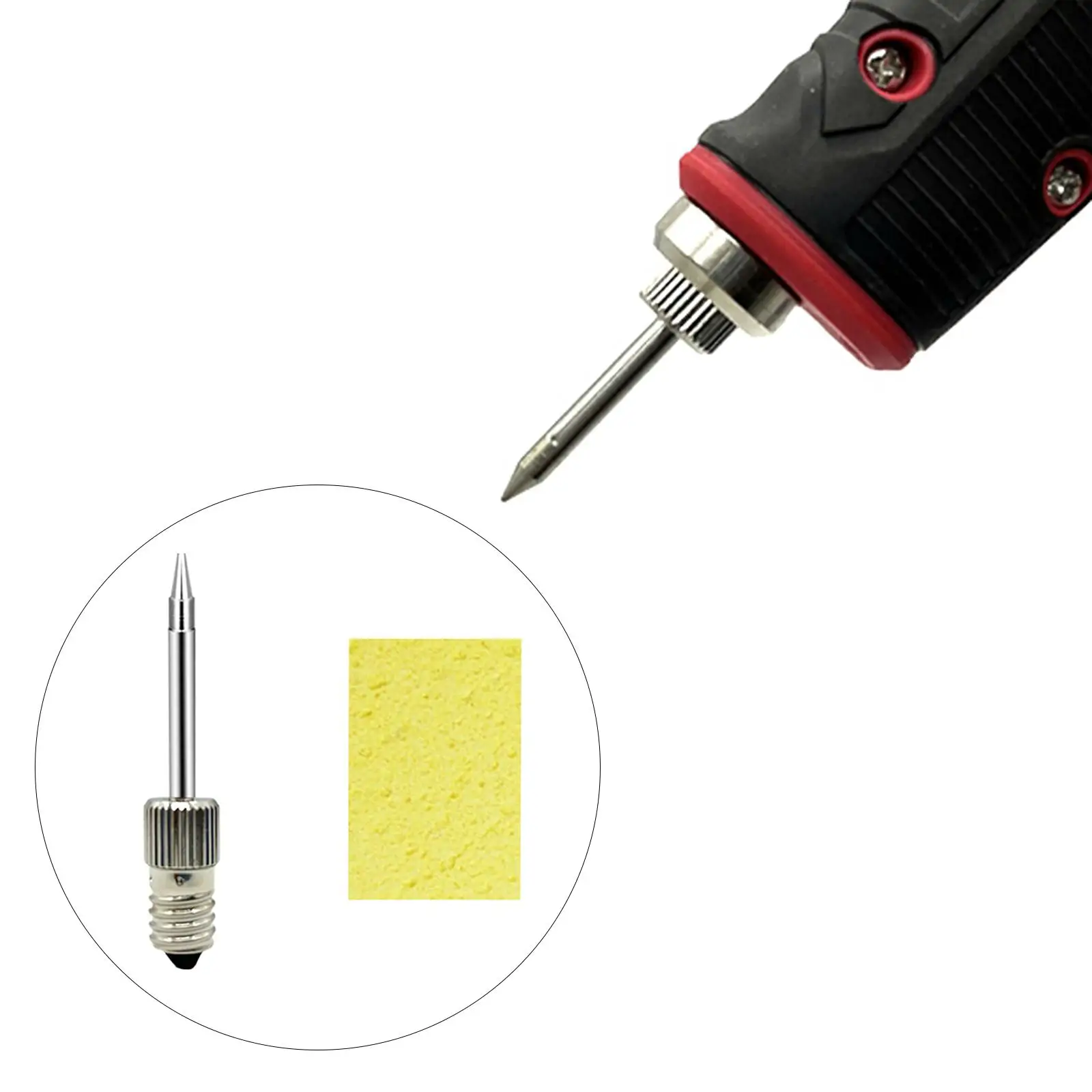 Soldering Tip Solder Welding Replacements Tip Kits for E10 Interface Soldering Replacement with Cleaning Sponge