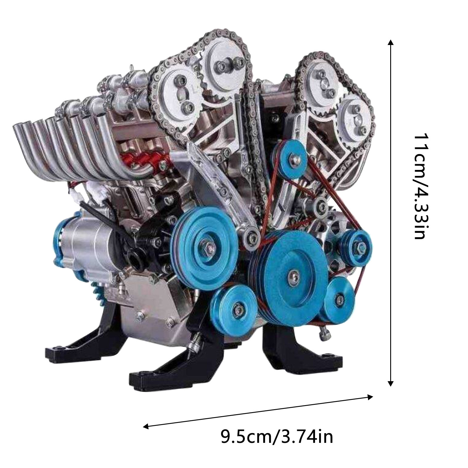 Набор для сборки 8-цилиндрового цельнометаллического автомобильного  двигателя, набор для сборки модели двигателя, набор моделей двигателя для  детей, «сделай сам», механические игрушки | AliExpress