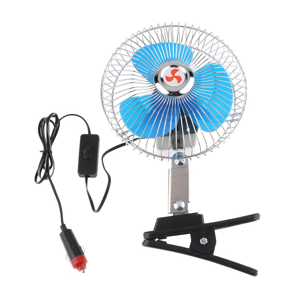 24V Dashboard Oscillating Vehicle Car Van Fan