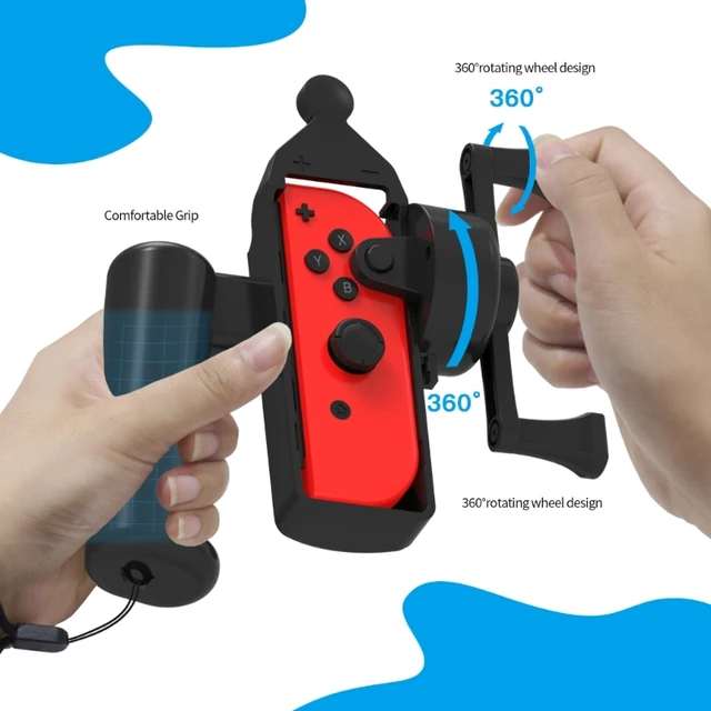 Fishing Game Accessories Fishing Rod for Nintendo Switch Joy Con