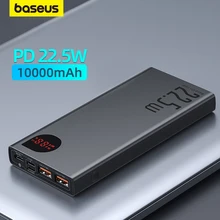 Baseus Power Bank 10000mAh mit 22,5 W PD Schnelle Aufladen Power Tragbare Ladegerät Für iPhone 14 13 12 pro Max Xiaomi