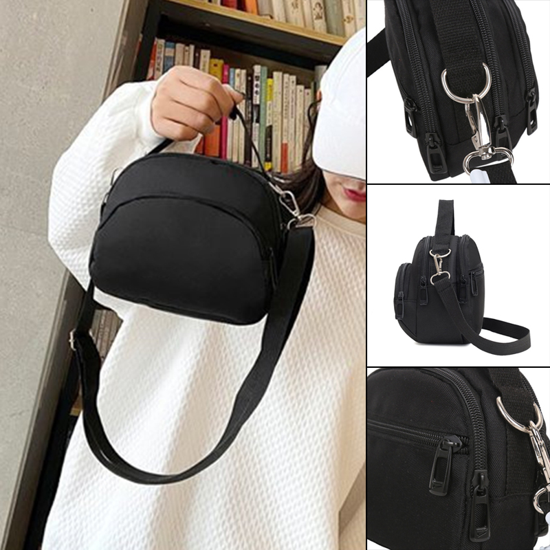 Weibliche der Nylon Umhängetaschen Einstellbare Schulter Gurt Hardware Zipper Kopf Weibliche der Nylon Umhängetaschen Schulter Tasche Handtaschen – Detail 1