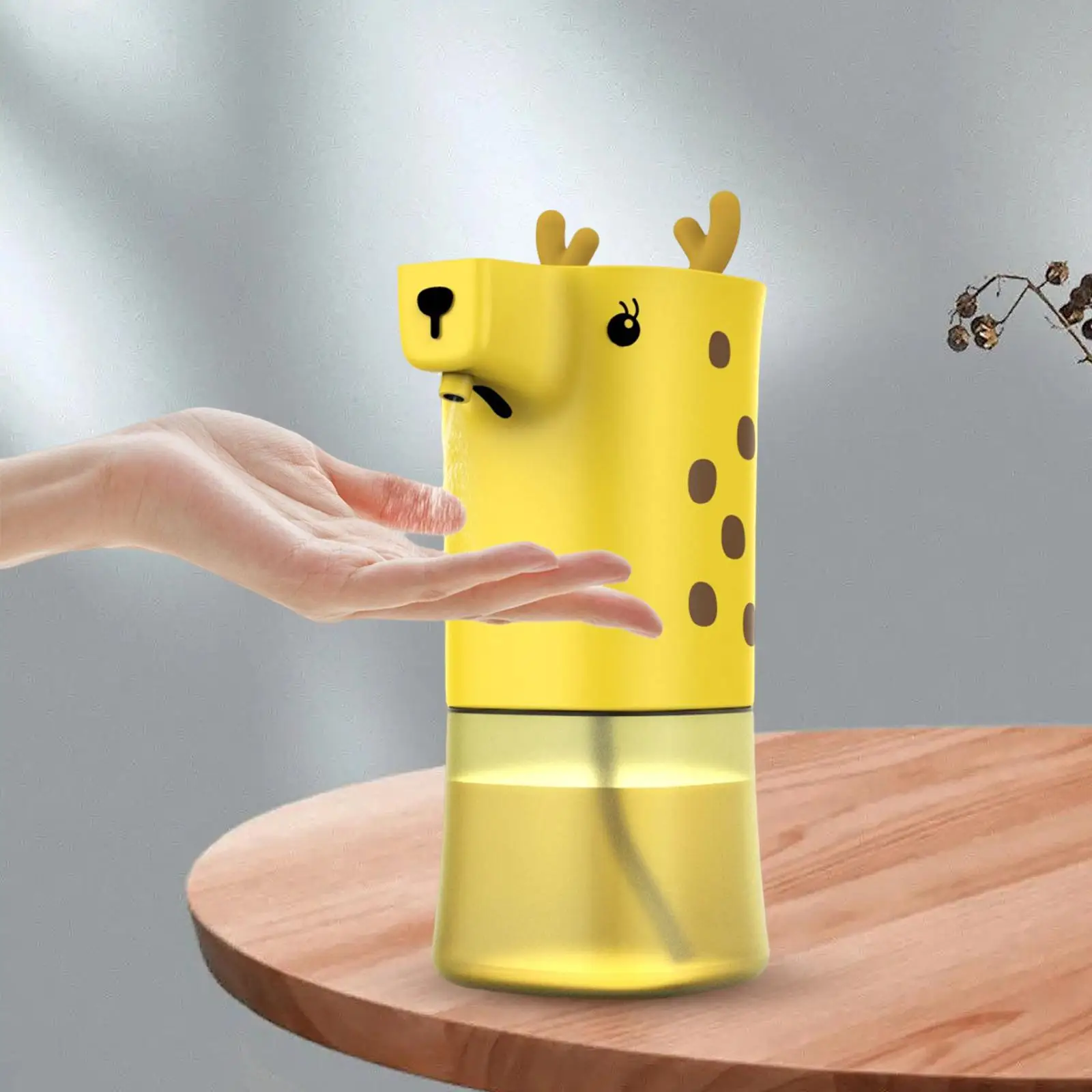 Touchless Cute Deer Automatic Soap Dispenser Motion Sensor for Countertop