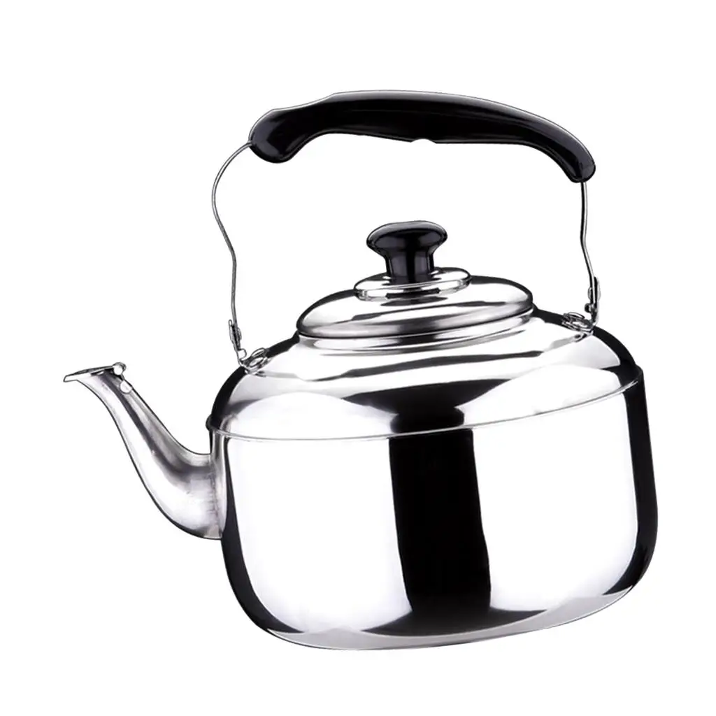 Stainless Steel Tea Kettle  with Insulated Handle Fast Boiling Teakettle tea Pot, Home Kitchen Outdoor Camping Hiking Kettle